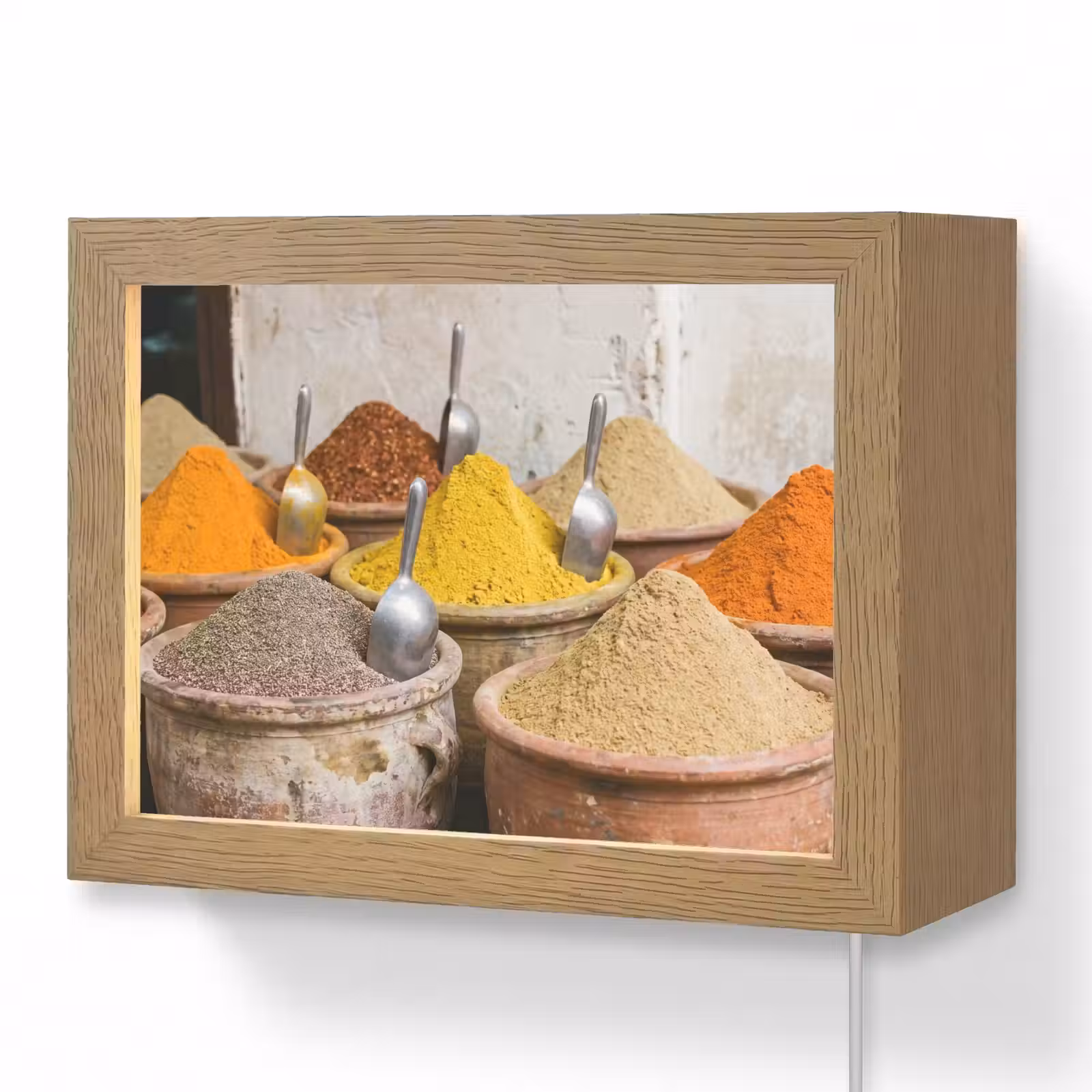Lightbox - Wandlamp - Kruiden - Potten - Oosters — 1