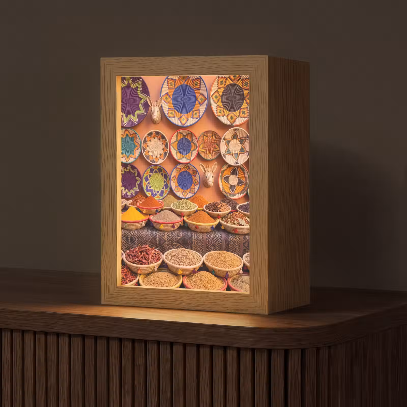 Tafellamp - Eten - Kleurrijk - Cultuur — 1