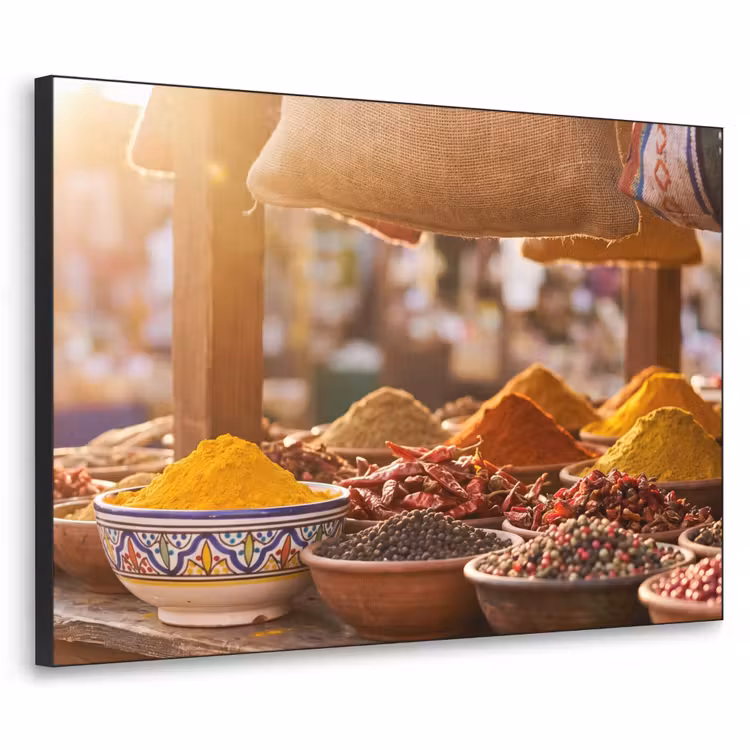 Art Frame - Specerijen - Markt - Kleurrijk — 1