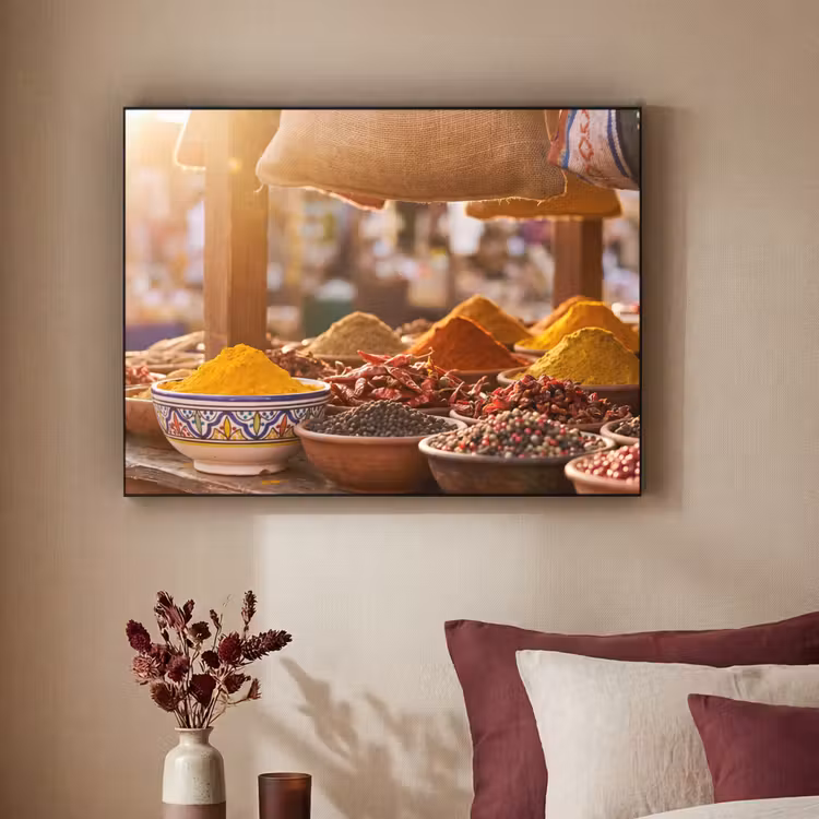 Art Frame - Specerijen - Markt - Kleurrijk — 3