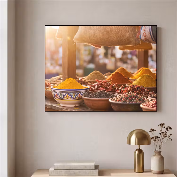 Art Frame - Specerijen - Markt - Kleurrijk — 5
