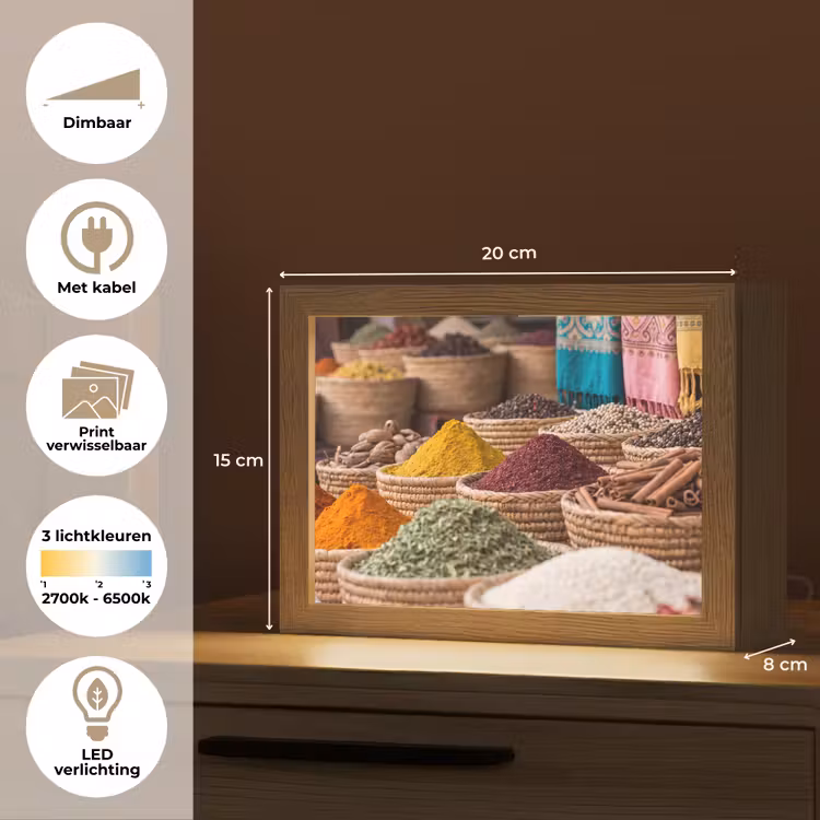 Lightbox - Wandlamp - Kruiden - Manden - Oosters — 9