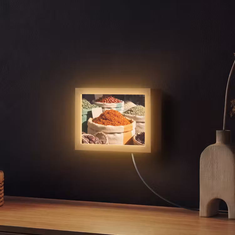 Lightbox - Wandlamp - Kruiden - Markt - Kleurrijk — 2