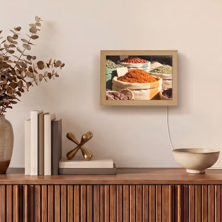 Lightbox - Wandlamp - Kruiden - Markt - Kleurrijk — 4