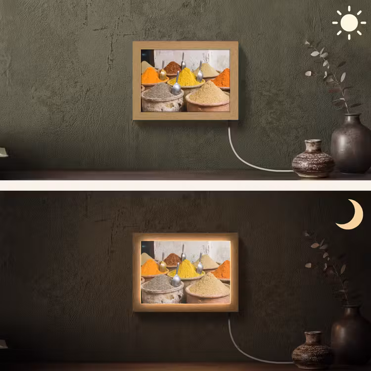 Lightbox - Wandlamp - Kruiden - Potten - Oosters — 3