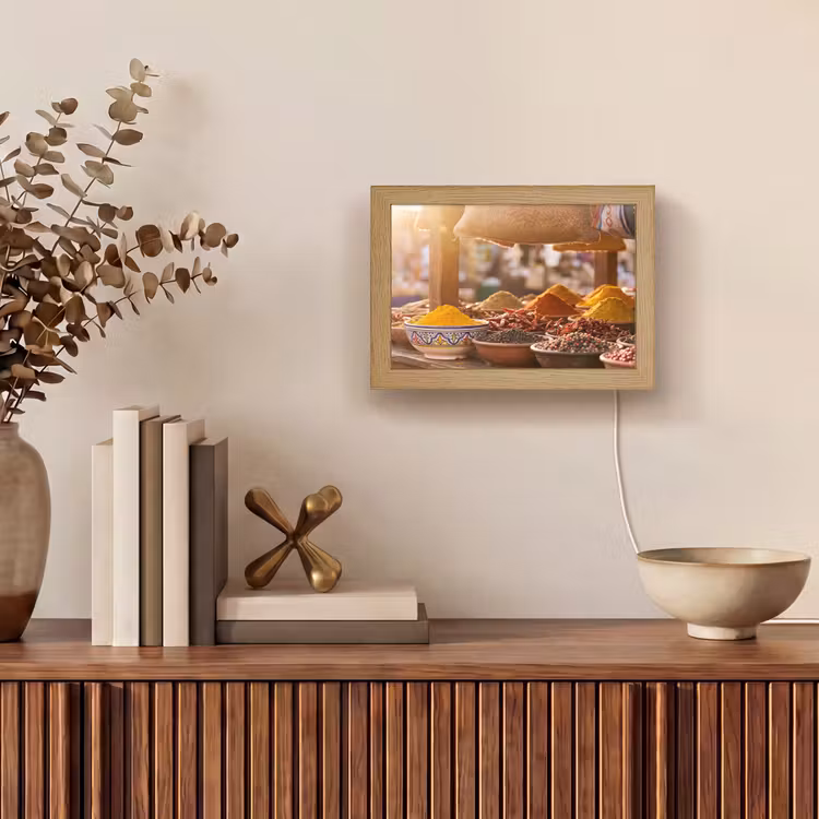 Lightbox - Wandlamp - Specerijen - Markt - Kleurrijk — 4