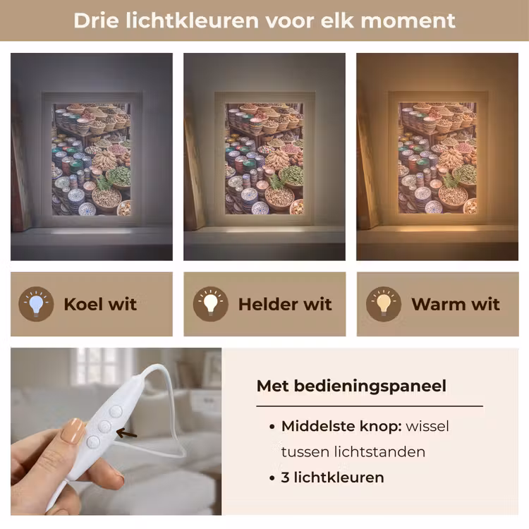 Tafellamp - Aardewerk - Oosters - Kleurrijk — 6