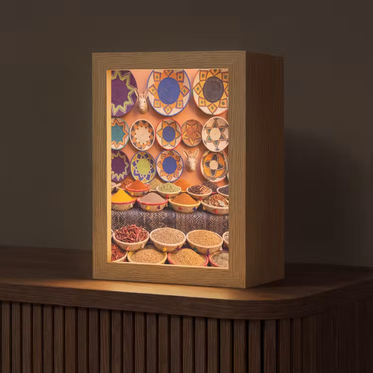 Tafellamp - Eten - Kleurrijk - Cultuur — 1