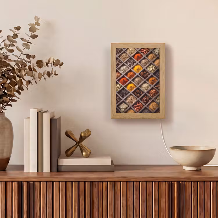 Tafellamp - Kruiden - Houten - Eten — 4