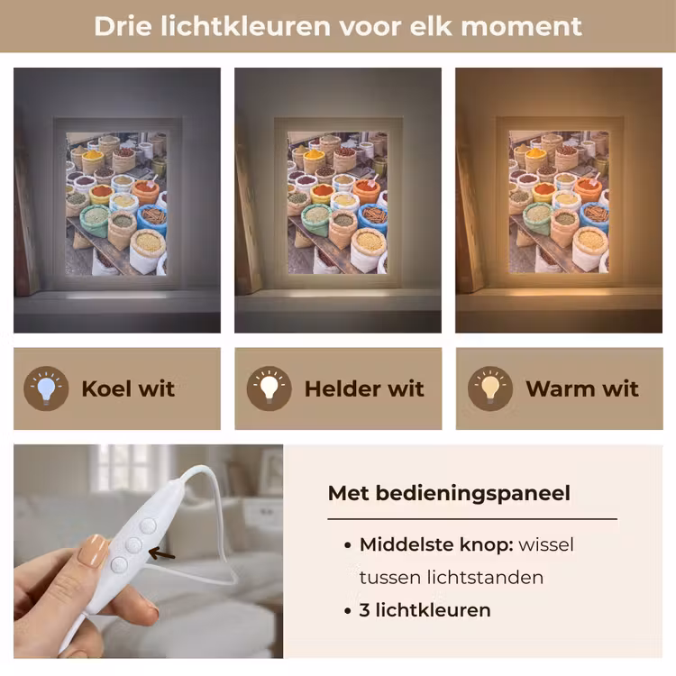 Tafellamp - Kruiden - Zakken - Markt — 6