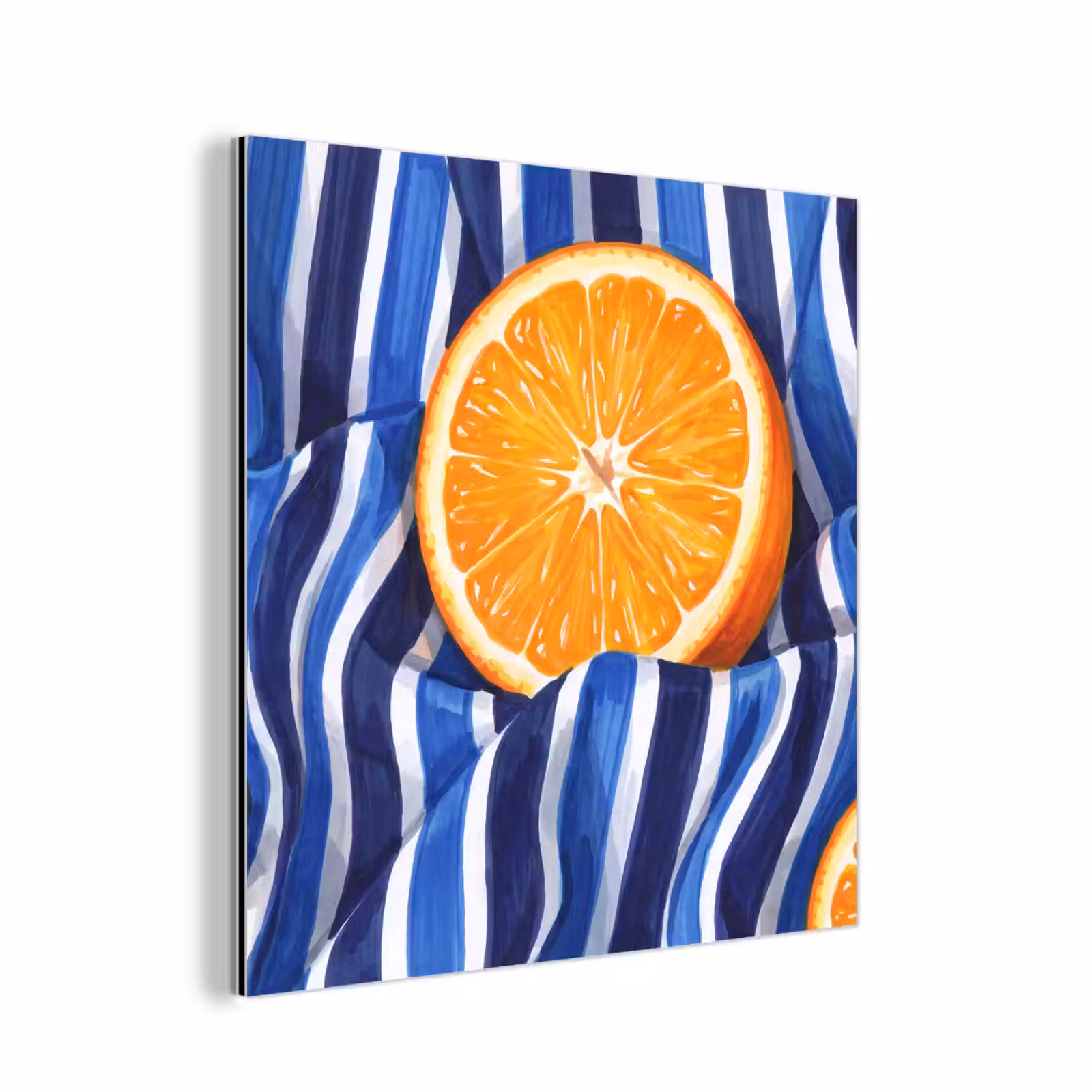 Aluminium schilderij - Eten - Fruit - Oranje — 1