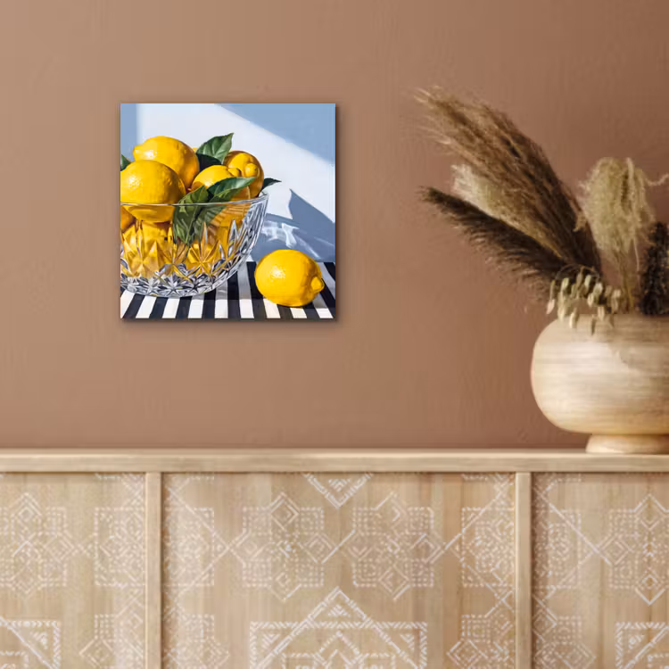 Aluminium schilderij - Citroenen - Fruit - Geel — 5