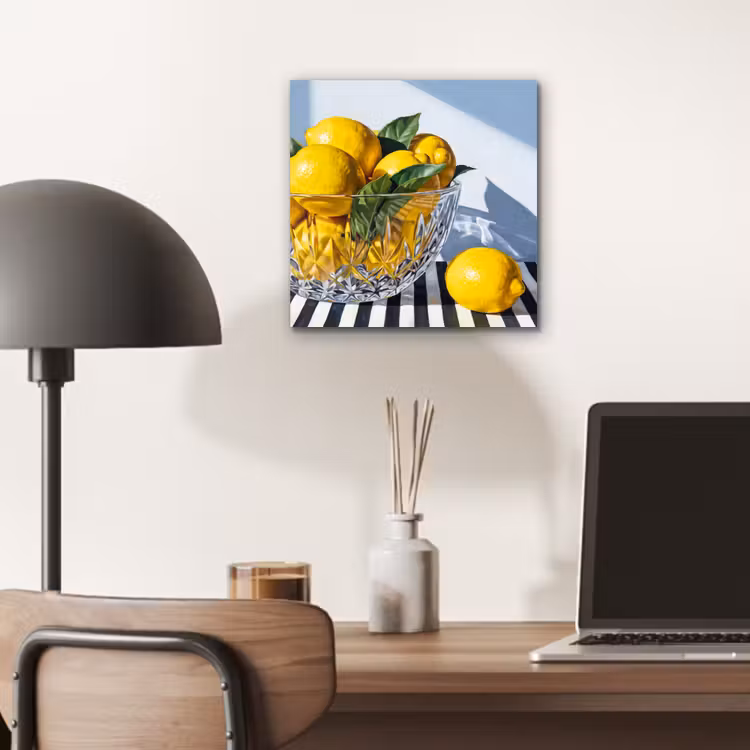 Aluminium schilderij - Citroenen - Fruit - Geel — 6