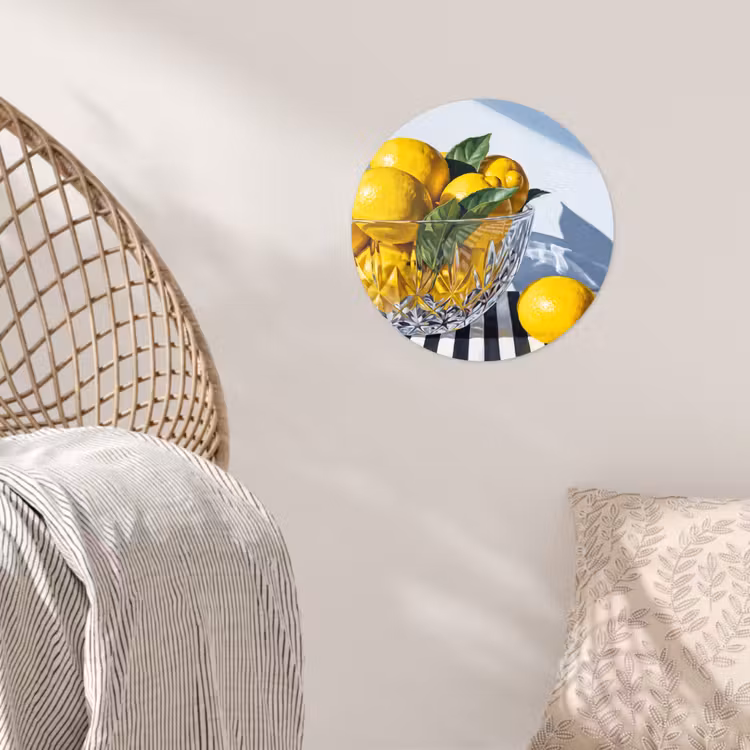 Behangcirkel - Citroenen - Fruit - Geel — 5