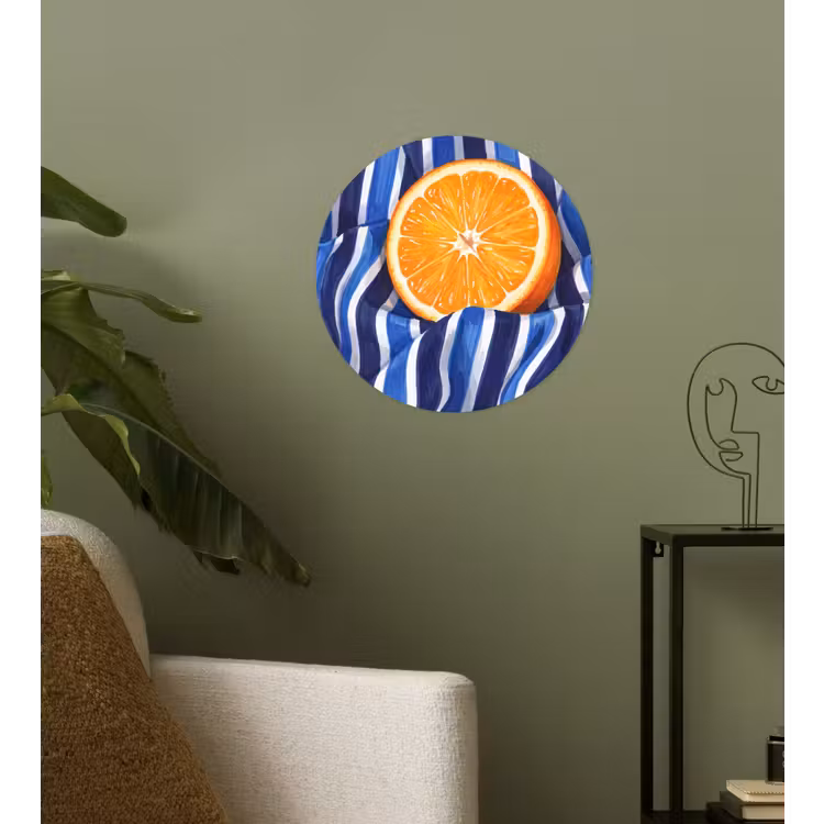 Behangcirkel - Eten - Fruit - Oranje — 3