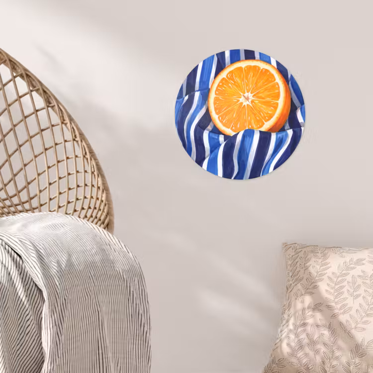 Behangcirkel - Eten - Fruit - Oranje — 5