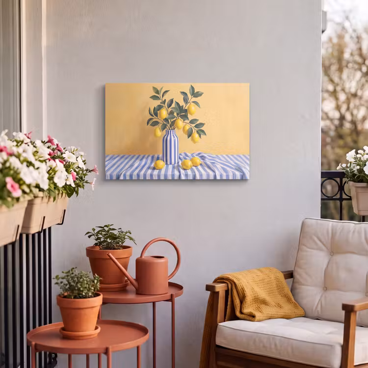 Buiten canvas - Citroen - Stilleven - Modern — 3