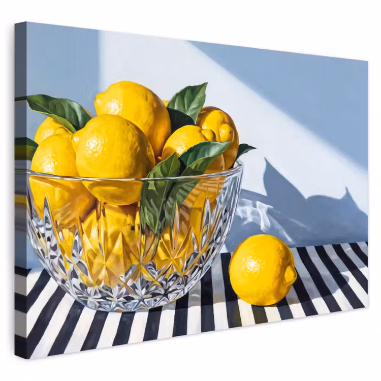 Buiten canvas - Citroenen - Fruit - Geel — 1