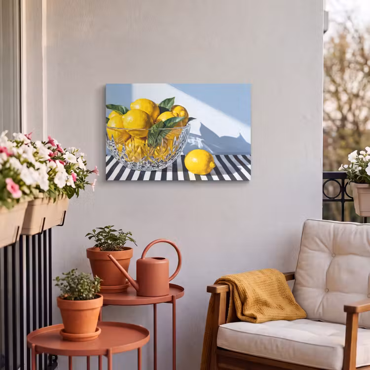 Buiten canvas - Citroenen - Fruit - Geel — 3