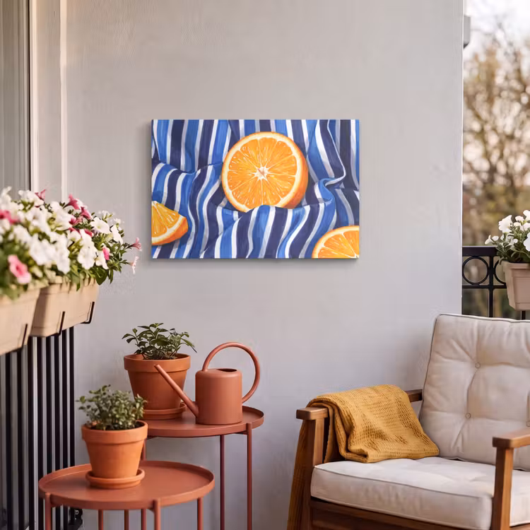Buiten canvas - Eten - Fruit - Oranje — 3