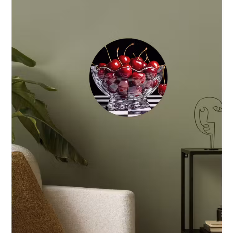 Behangcirkel - Eten - Kersen - Rood — 3