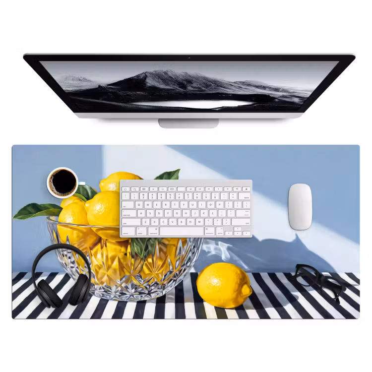 Bureau onderlegger - Citroenen - Fruit - Geel — 4