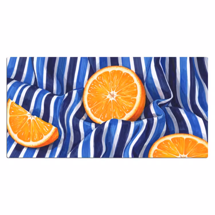 Bureau onderlegger - Eten - Fruit - Oranje — 2