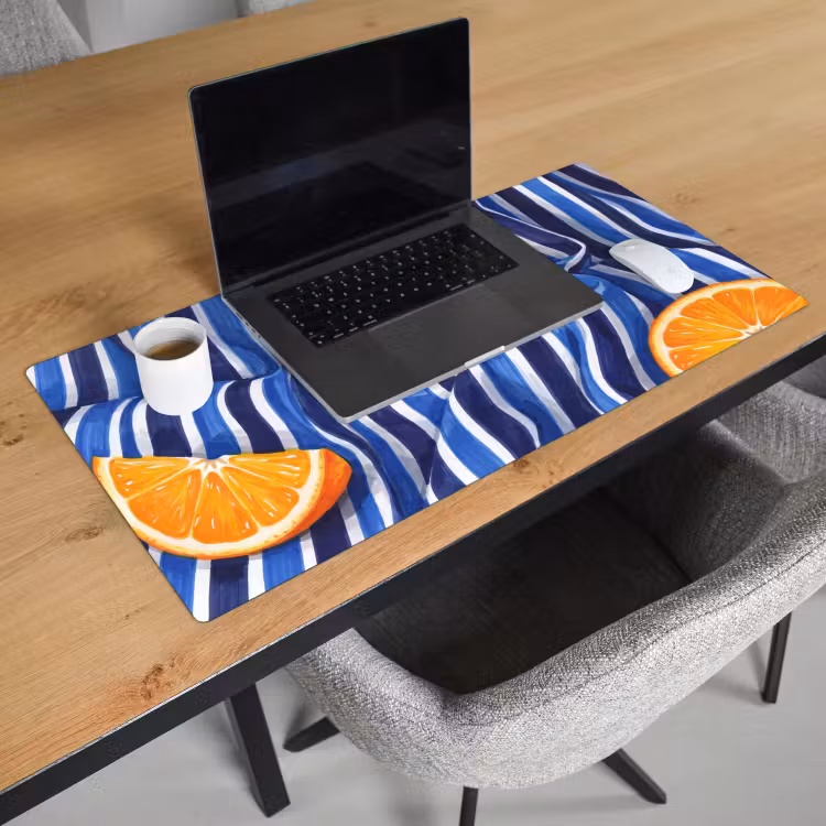 Bureau onderlegger - Eten - Fruit - Oranje — 3