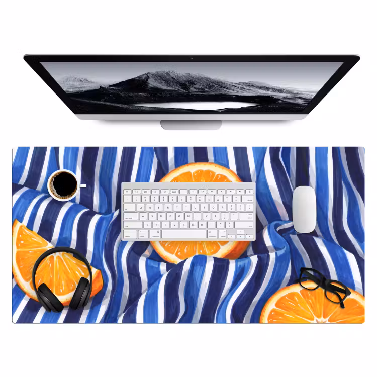 Bureau onderlegger - Eten - Fruit - Oranje — 4
