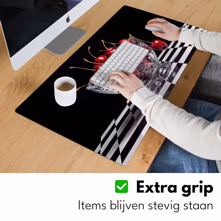 Bureau onderlegger - Eten - Kersen - Rood — 6