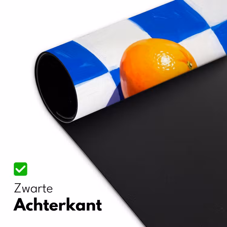 Bureau onderlegger - Sinaasappel - Geruit - Eten — 5