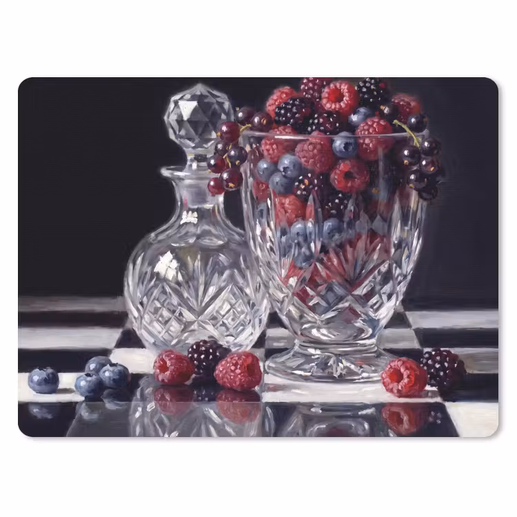 Muismat - Bessen - Kristal - Stilleven — 1