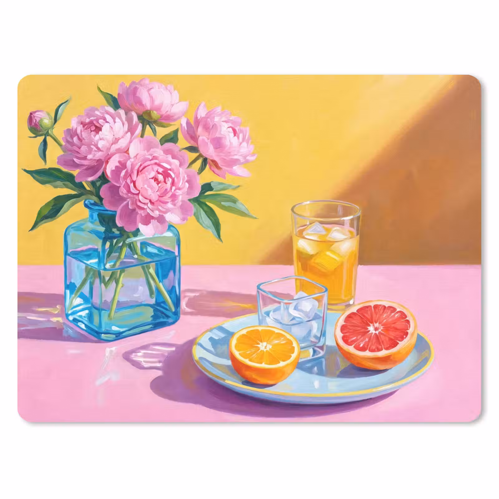 Muismat - Bloemen - Roze - Modern — 1
