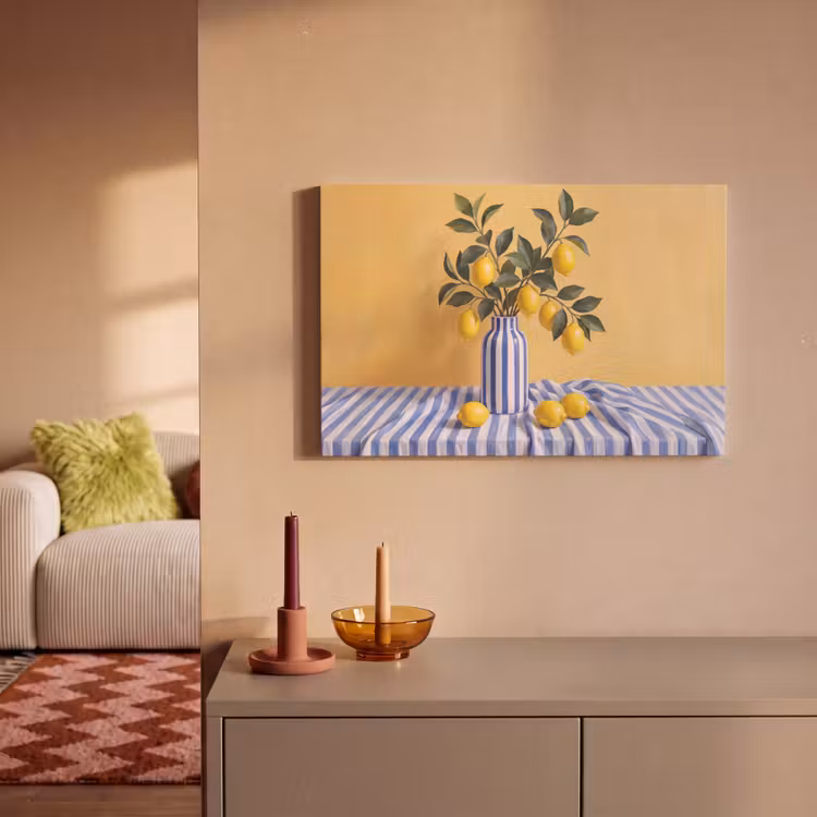 Canvas schilderij - Citroen - Stilleven - Modern — 1