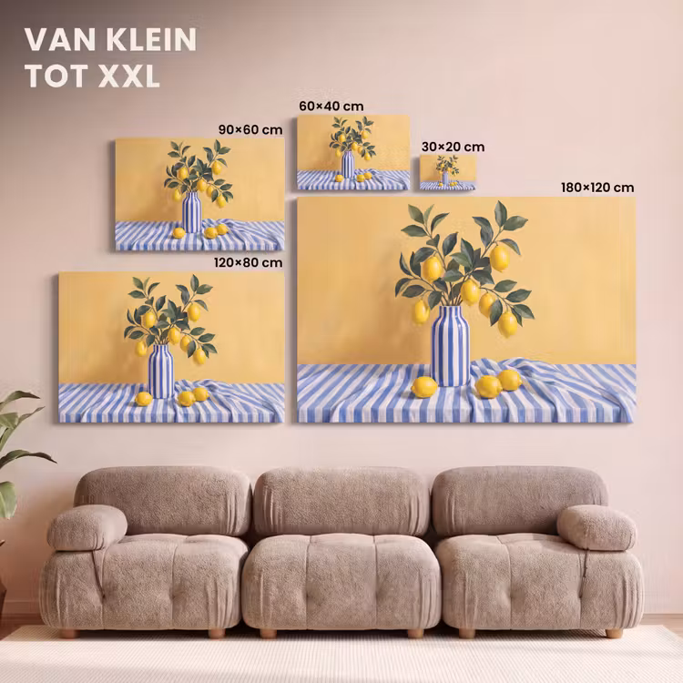 Canvas schilderij - Citroen - Stilleven - Modern — 7