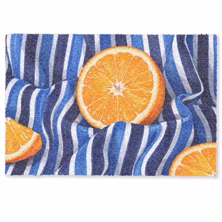 Deurmat - Eten - Fruit - Oranje — 1