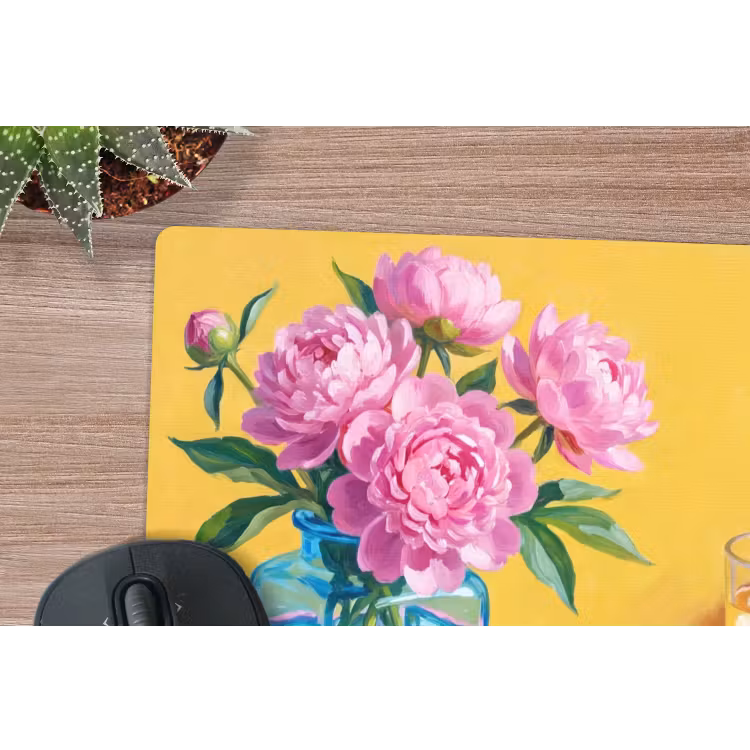 Muismat - Bloemen - Roze - Modern — 4