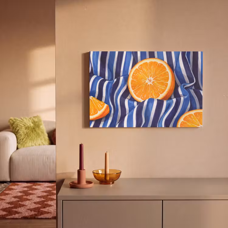 Canvas schilderij - Eten - Fruit - Oranje — 1