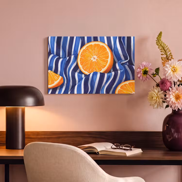 Canvas schilderij - Eten - Fruit - Oranje — 5