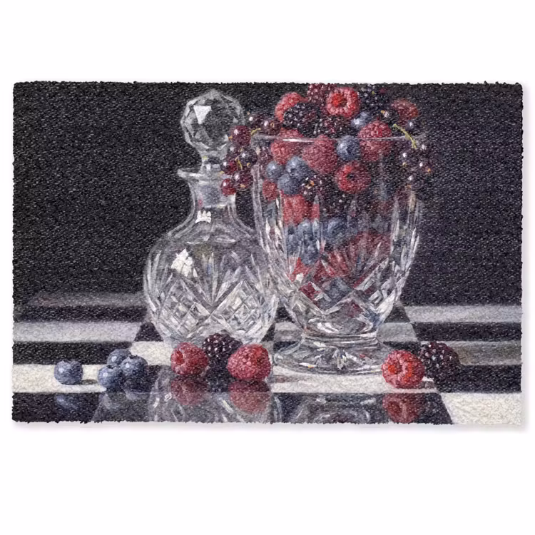 Deurmat - Bessen - Kristal - Stilleven — 1