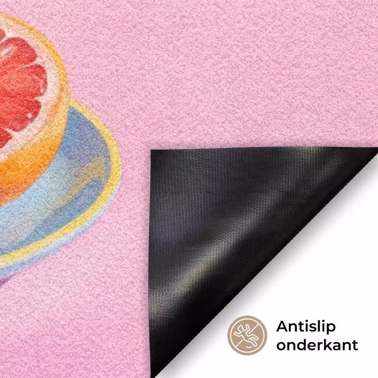 Deurmat - Bloemen - Roze - Modern — 6