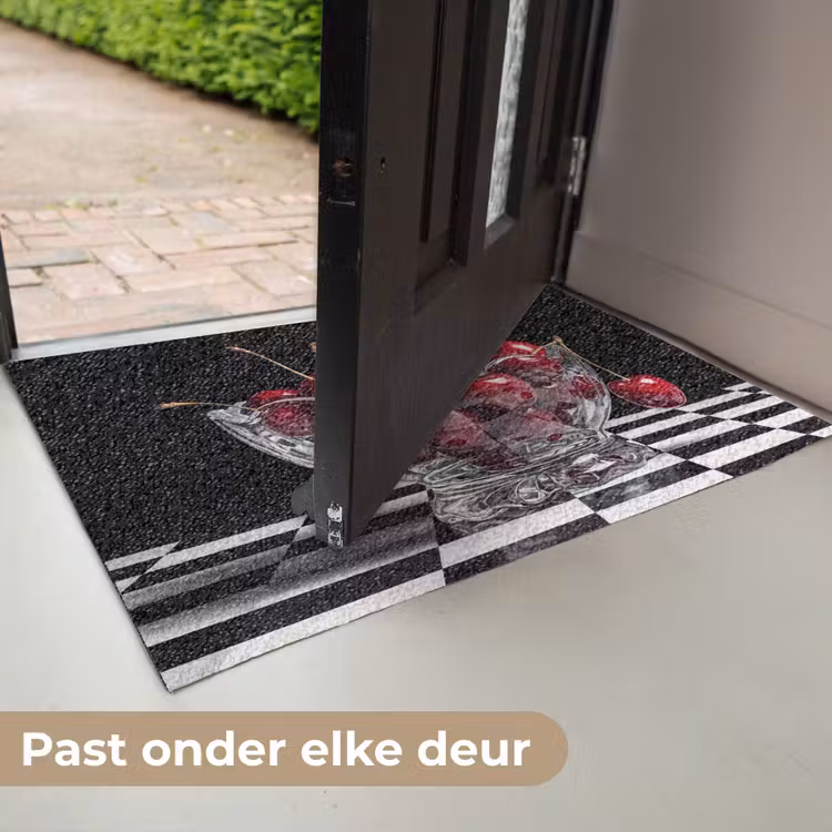 Deurmat - Eten - Kersen - Rood — 7
