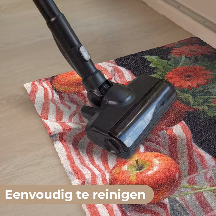Deurmat - Rode bloemen - Vaas — 9
