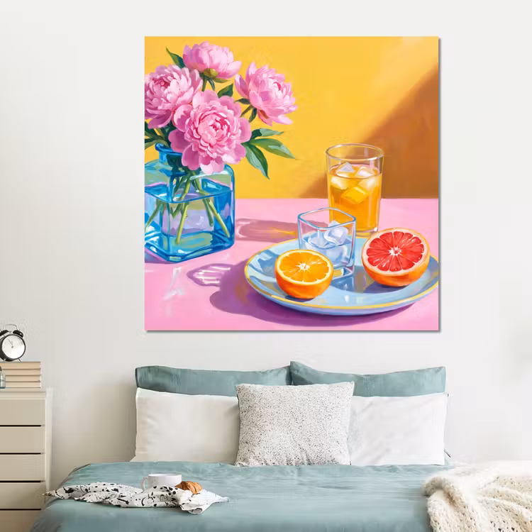 Forex - Bloemen - Roze - Modern — 2