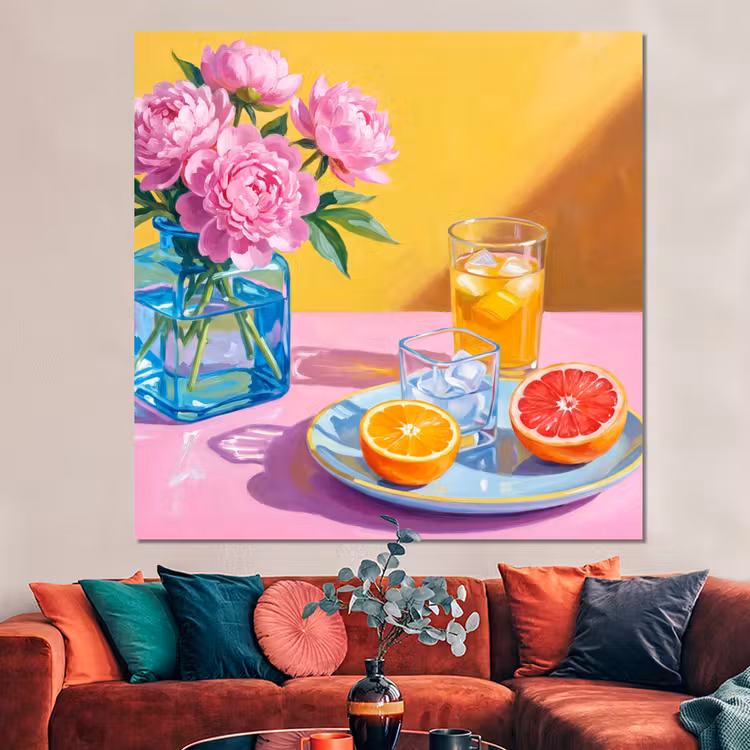 Forex - Bloemen - Roze - Modern — 3