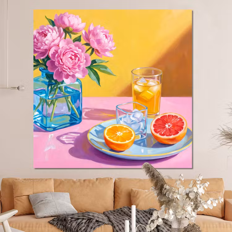 Forex - Bloemen - Roze - Modern — 4