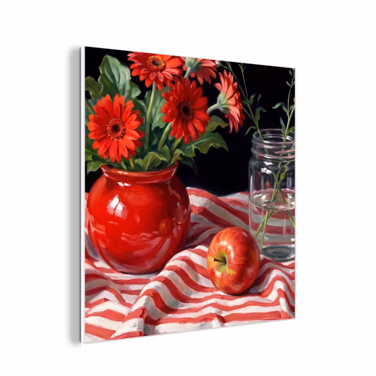 Forex - Rode bloemen - Vaas — 1