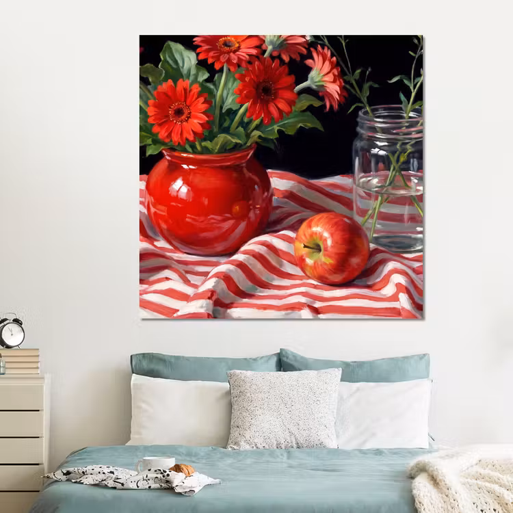 Forex - Rode bloemen - Vaas — 2