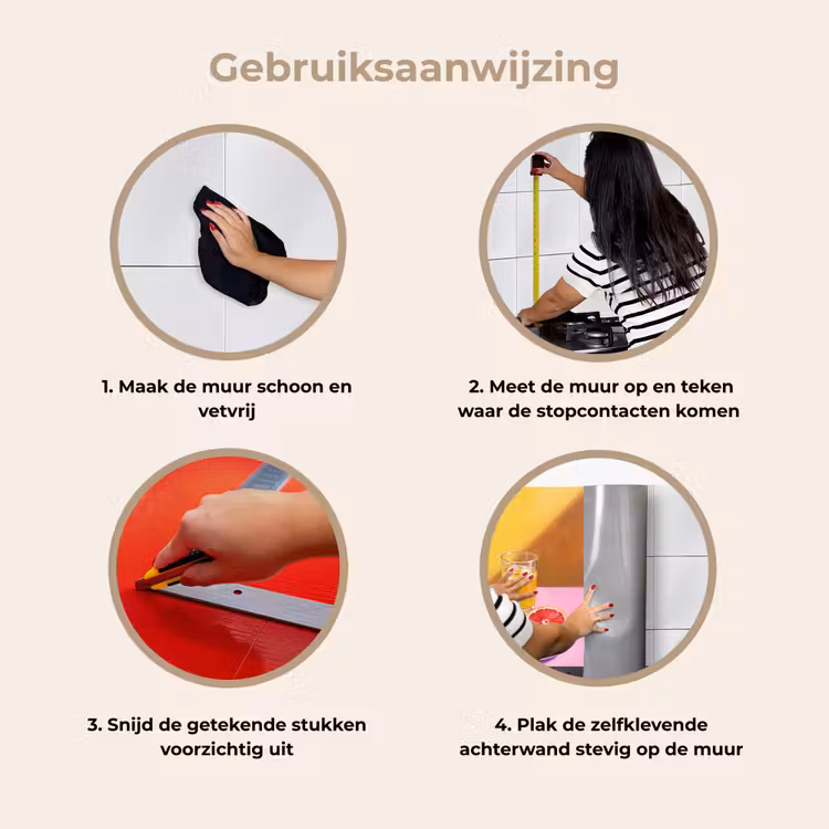 Keuken achterwand - Bloemen - Roze - Modern — 7