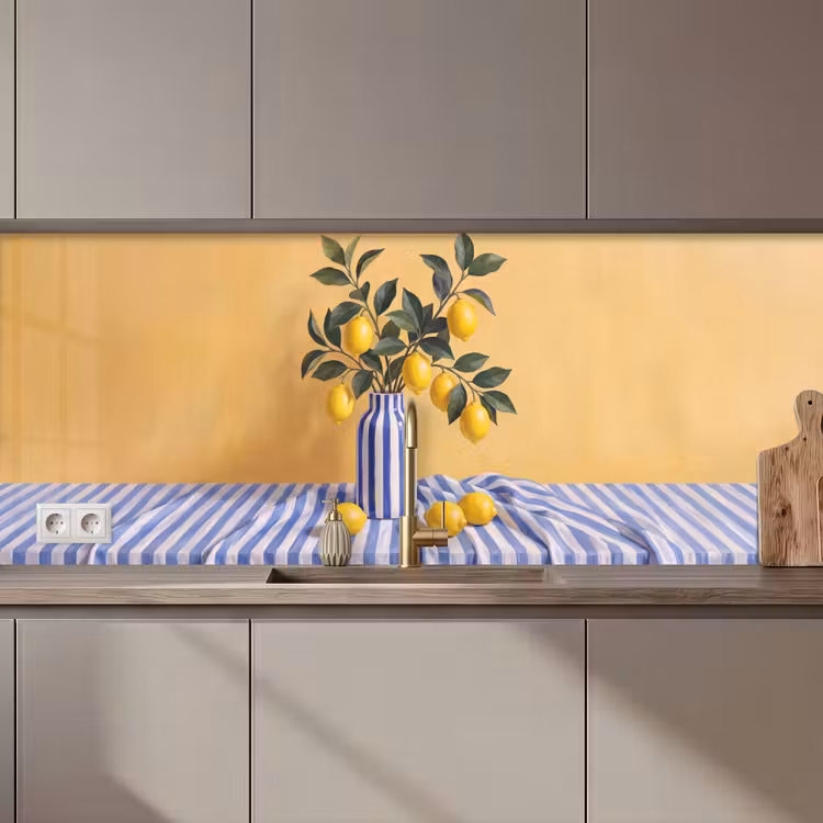 Keuken achterwand - Citroen - Stilleven - Modern — 1